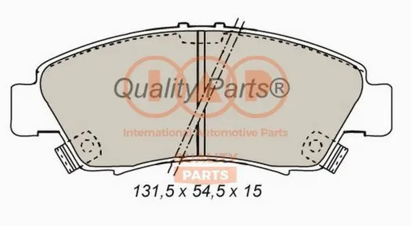 Brake Pad Set, disc brake (704-06014)