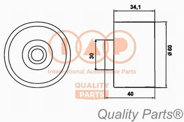 Tensioner Pulley, timing belt (127-21054)