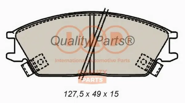 Brake Pad Set, disc brake (704-07070)