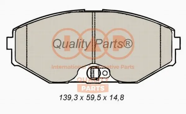 Brake Pad Set, disc brake (704-13098)