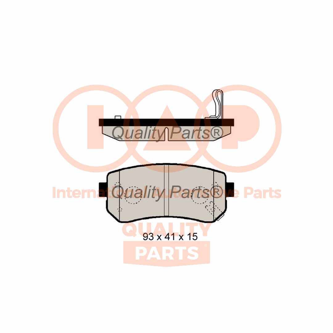 Brake Pad Set, disc brake (704-21101X)