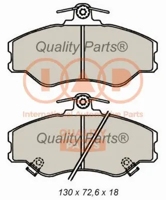 Brake Pad Set, disc brake (704-07060)