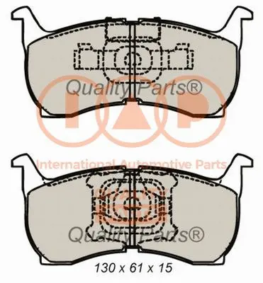 Brake Pad Set, disc brake (704-11050)