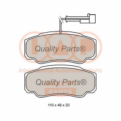 Brake Pad Set, disc brake (704-13173X)