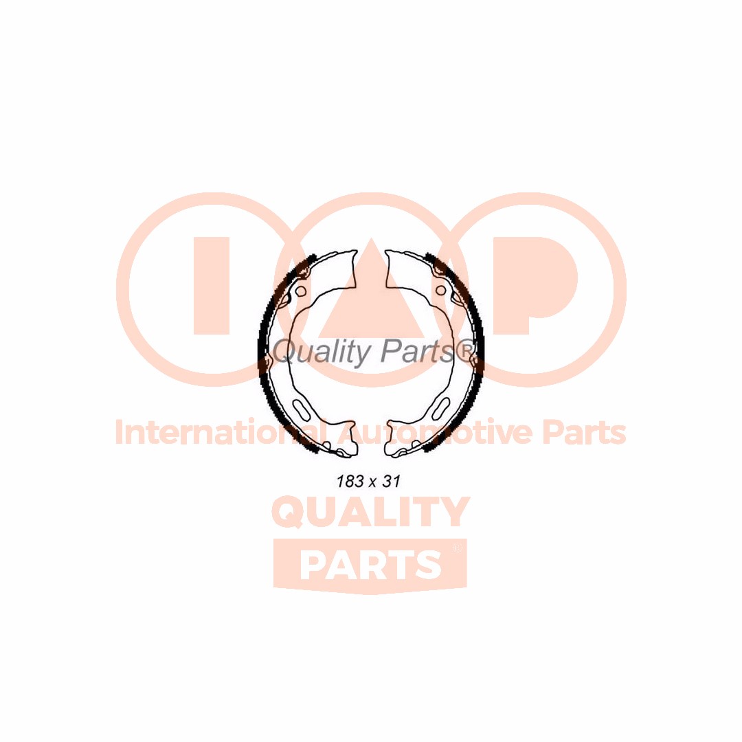 Brake Shoe Set, parking brake