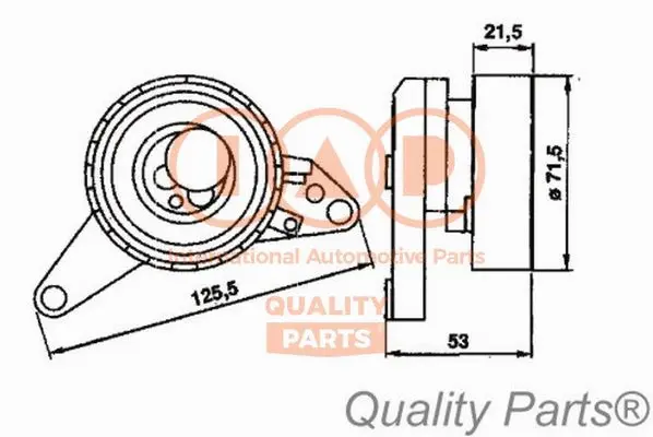 Tensioner Pulley, timing belt (127-20010)