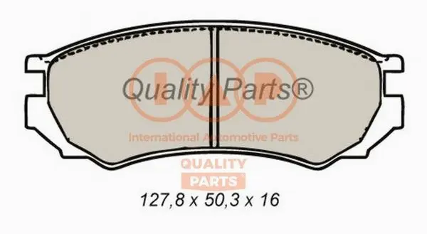 Brake Pad Set, disc brake (704-13080)