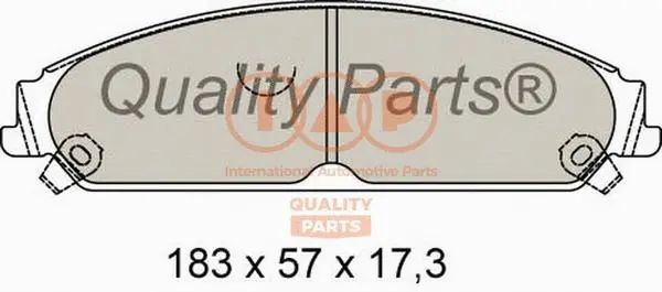 Brake Pad Set, disc brake (704-02072)