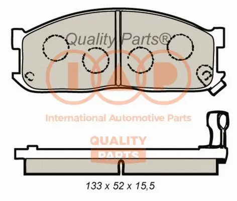 Brake Pad Set, disc brake (704-21080)