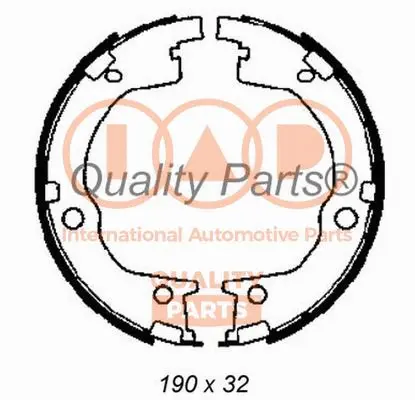 Brake Shoe Set, parking brake (705-21084)