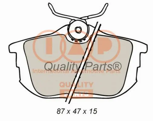 Brake Pad Set, disc brake (704-12084)