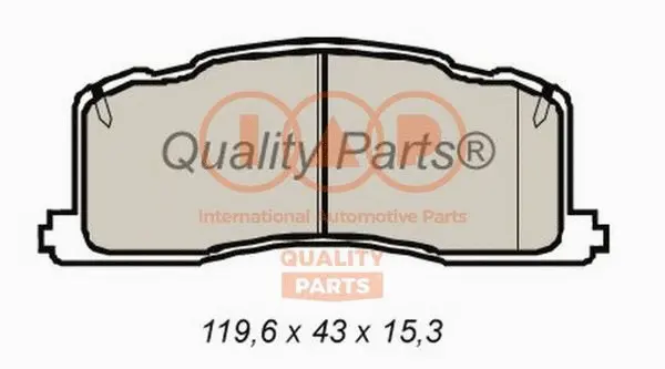 Brake Pad Set, disc brake (704-17076)