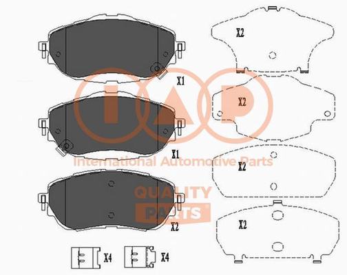 Brake Pad Set, disc brake (704-17199X)