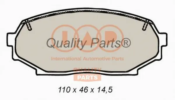 Brake Pad Set, disc brake (704-11031)