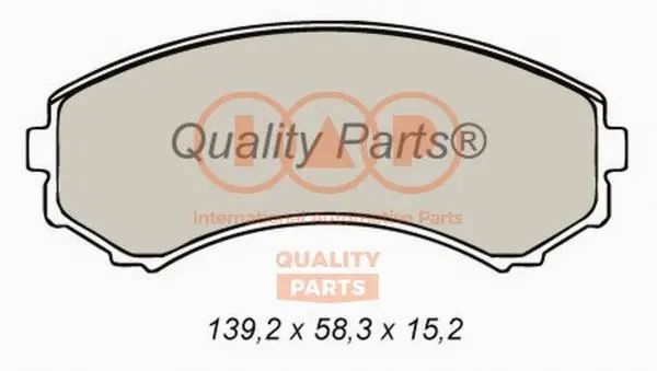 Brake Pad Set, disc brake (704-12026)