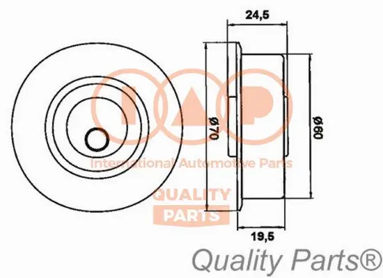 Tensioner, timing belt