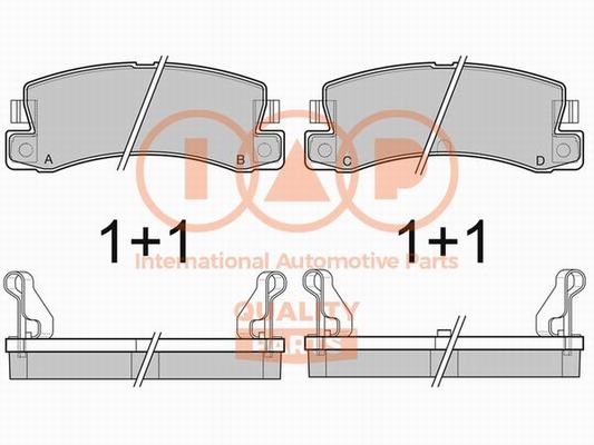Brake Pad Set, disc brake (704-17188X)