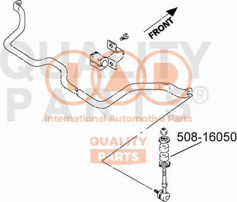 Mounting, stabiliser bar (508-16050)
