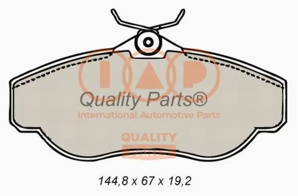 Brake Pad Set, disc brake (704-14060)