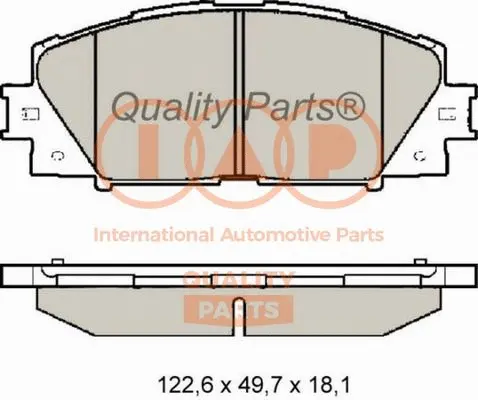 Brake Pad Set, disc brake (704-17007)