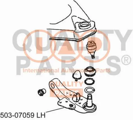 Control/Trailing Arm, wheel suspension (503-07059)