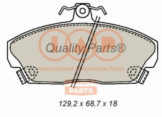 Brake Pad Set, disc brake (704-06021)