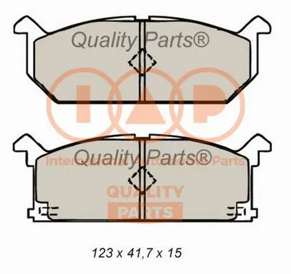 Brake Pad Set, disc brake (704-16064)