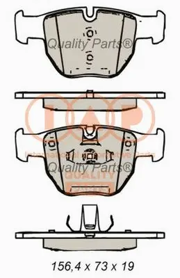 Brake Pad Set, disc brake (704-14054P)