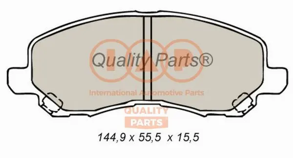 Brake Pad Set, disc brake (704-12093)