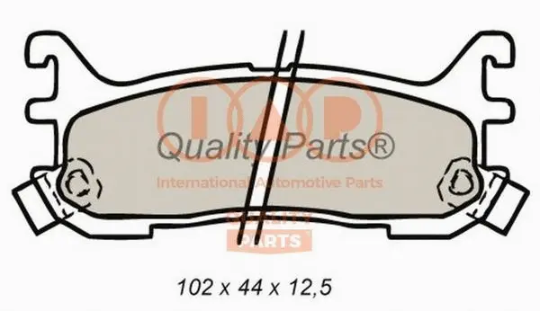 Brake Pad Set, disc brake (704-11024)