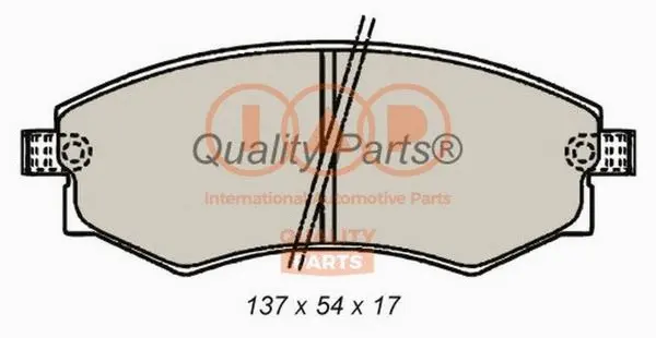 Brake Pad Set, disc brake (704-21065)