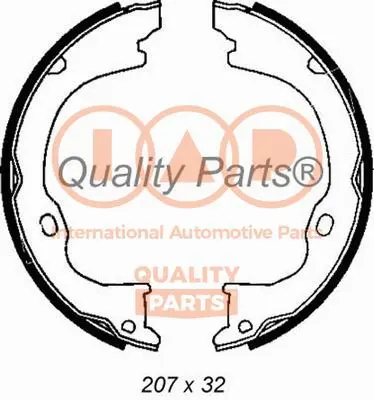 Brake Shoe Set, parking brake (705-10048)