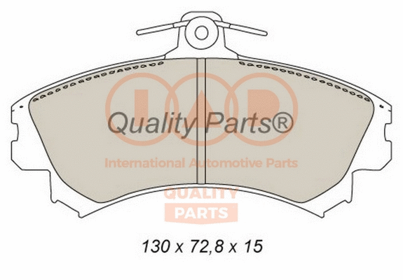 Brake Pad Set, disc brake (704-12095)