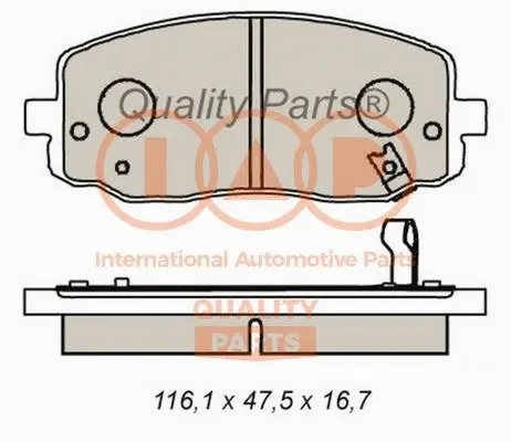 Brake Pad Set, disc brake (704-07049)