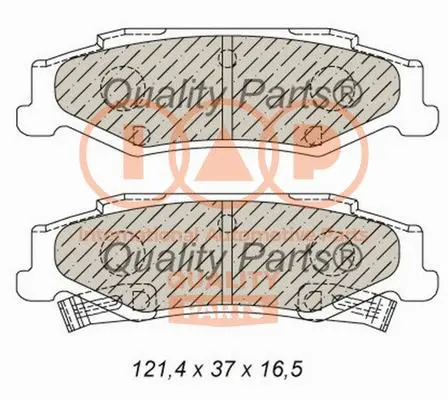 Brake Pad Set, disc brake (704-01035)