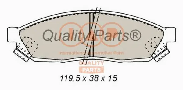 Brake Pad Set, disc brake (704-06010)