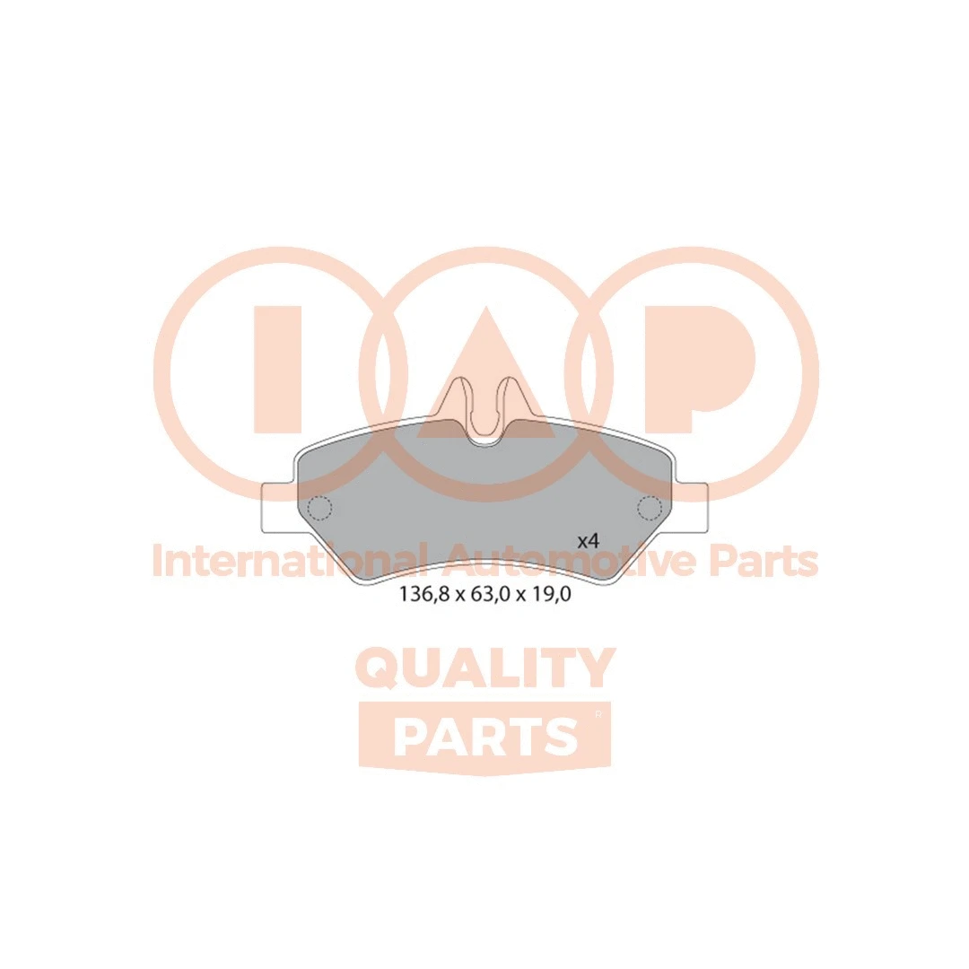 Brake Pad Set, disc brake (704-54014)