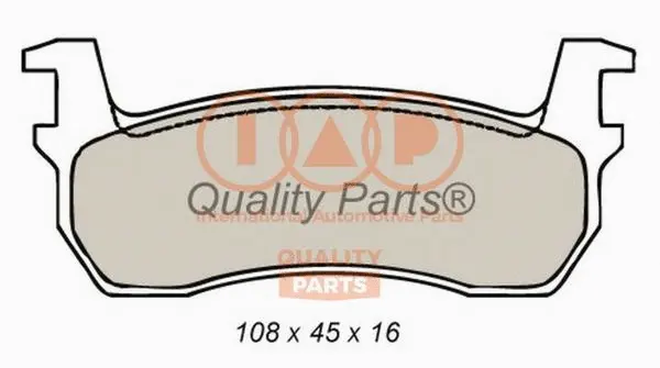 Brake Pad Set, disc brake (704-13090)