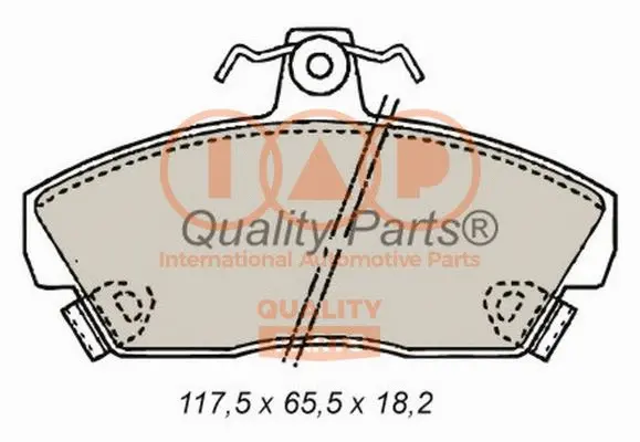 Brake Pad Set, disc brake (704-06020)