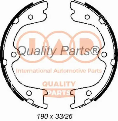 Brake Shoe Set, parking brake (705-13048)
