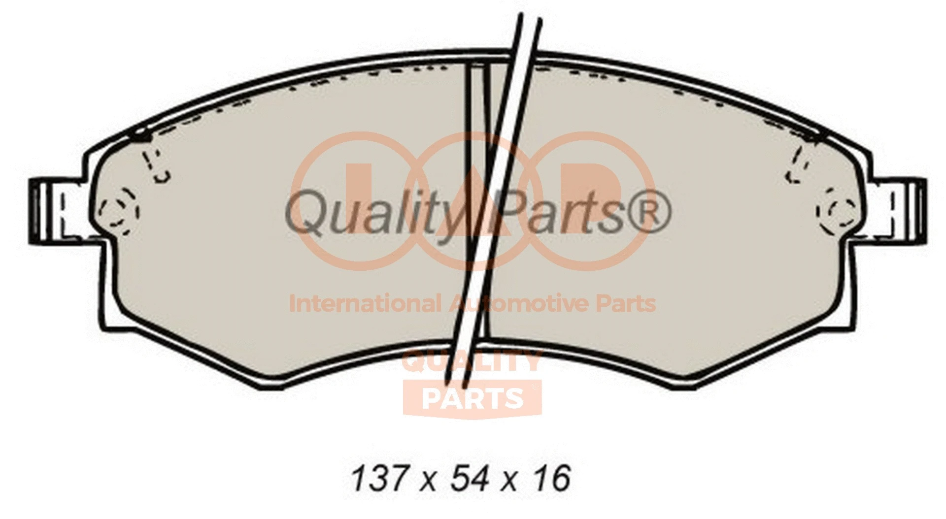 Brake Pad Set, disc brake (704-18020P)