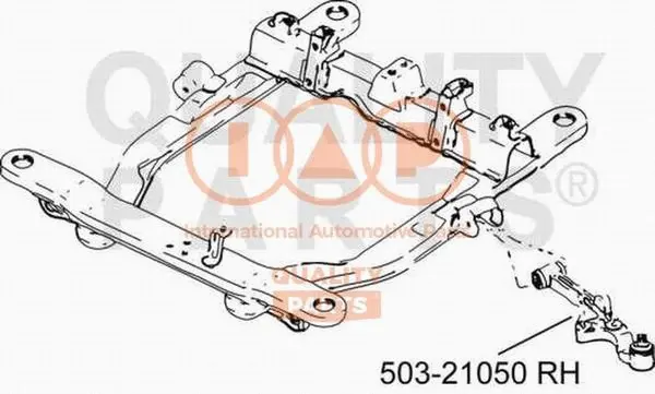 Control/Trailing Arm, wheel suspension (503-21050)