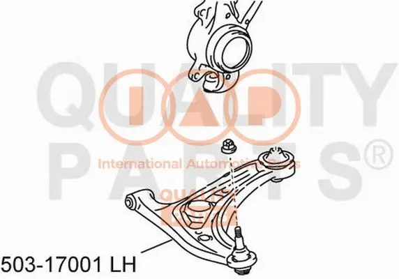 Control/Trailing Arm, wheel suspension (503-17001)
