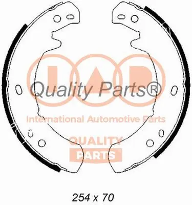 Brake Shoe Set, parking brake (705-14031)