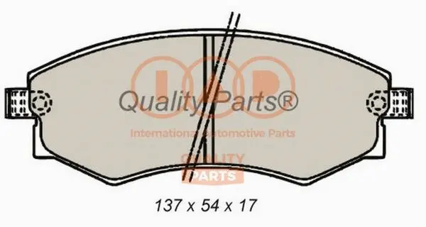 Brake Pad Set, disc brake (704-07033)