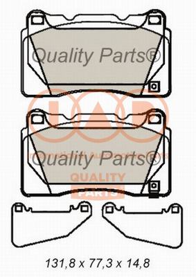 Brake Pad Set, disc brake (704-12097X)