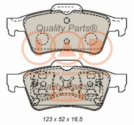 Brake Pad Set, disc brake (704-11028)
