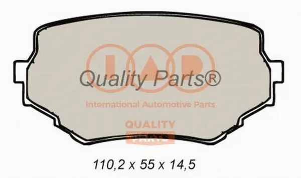 Brake Pad Set, disc brake (704-16052)