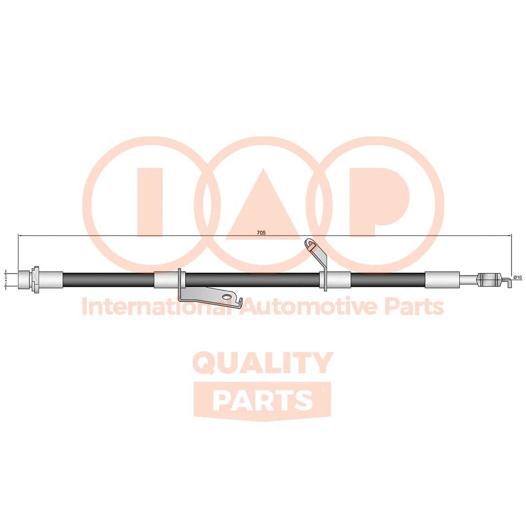 Brake Hose (708-17183)