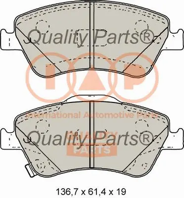 Brake Pad Set, disc brake (704-17196)